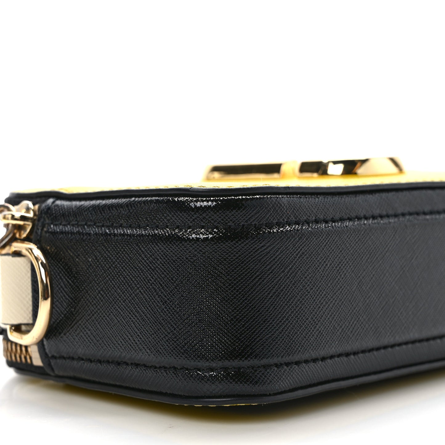 Saffiano Small Snapshot Camera Bag Yellow