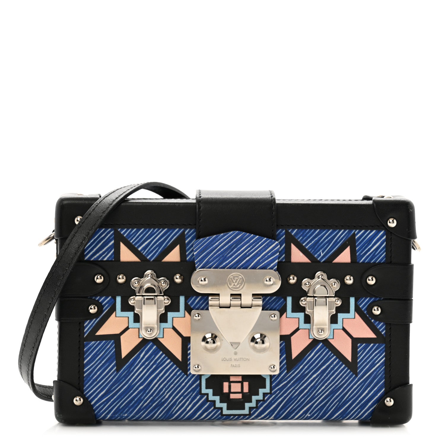 Louis Vuitton Epi Azteque Petite Malle Denim Light 1 of 16