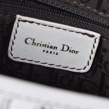 Christian Dior Calfskin Saddle Bag White 7 of 14
