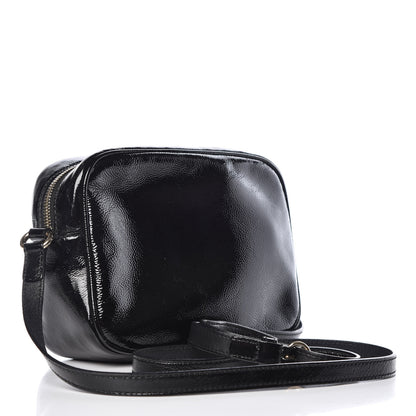 Gucci Soft Patent Small Soho Disco Bag Black 3 of 12