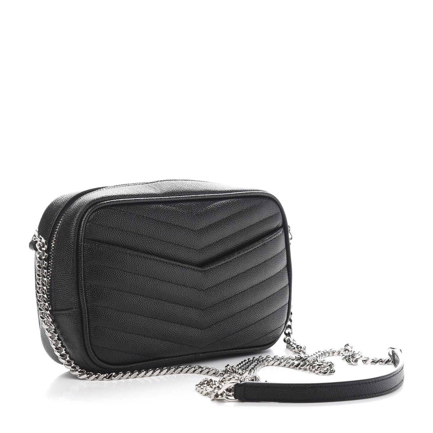 Grain De Poudre Matelasse Monogram Mini Lou Camera Bag Dark Smog