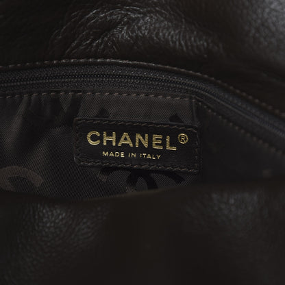 Chanel Calfskin Large Satchel Brown 5 of 8