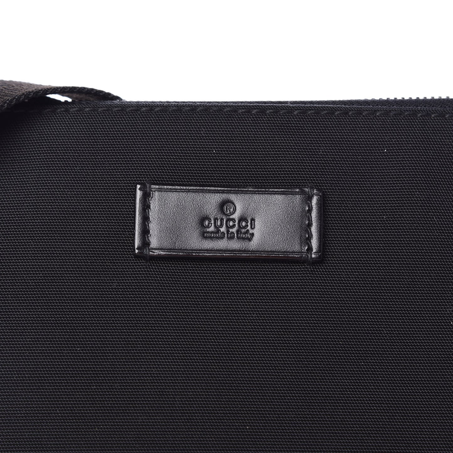Techno Canvas Messenger Bag Black