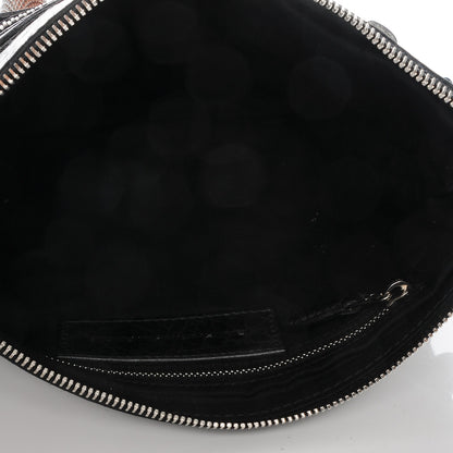 Balenciaga Chevre Giant 21 Silver Hardware Flat Handle Clutch Black 5 of 7