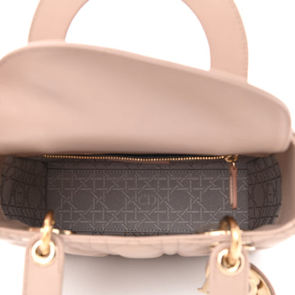 Christian Dior Lambskin Cannage Small Lucky Badges My Lady Dior Taupe 4 of 10