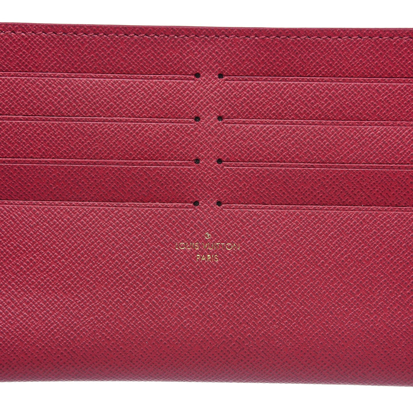 Calfskin Felicie Card Holder Insert Fuchsia