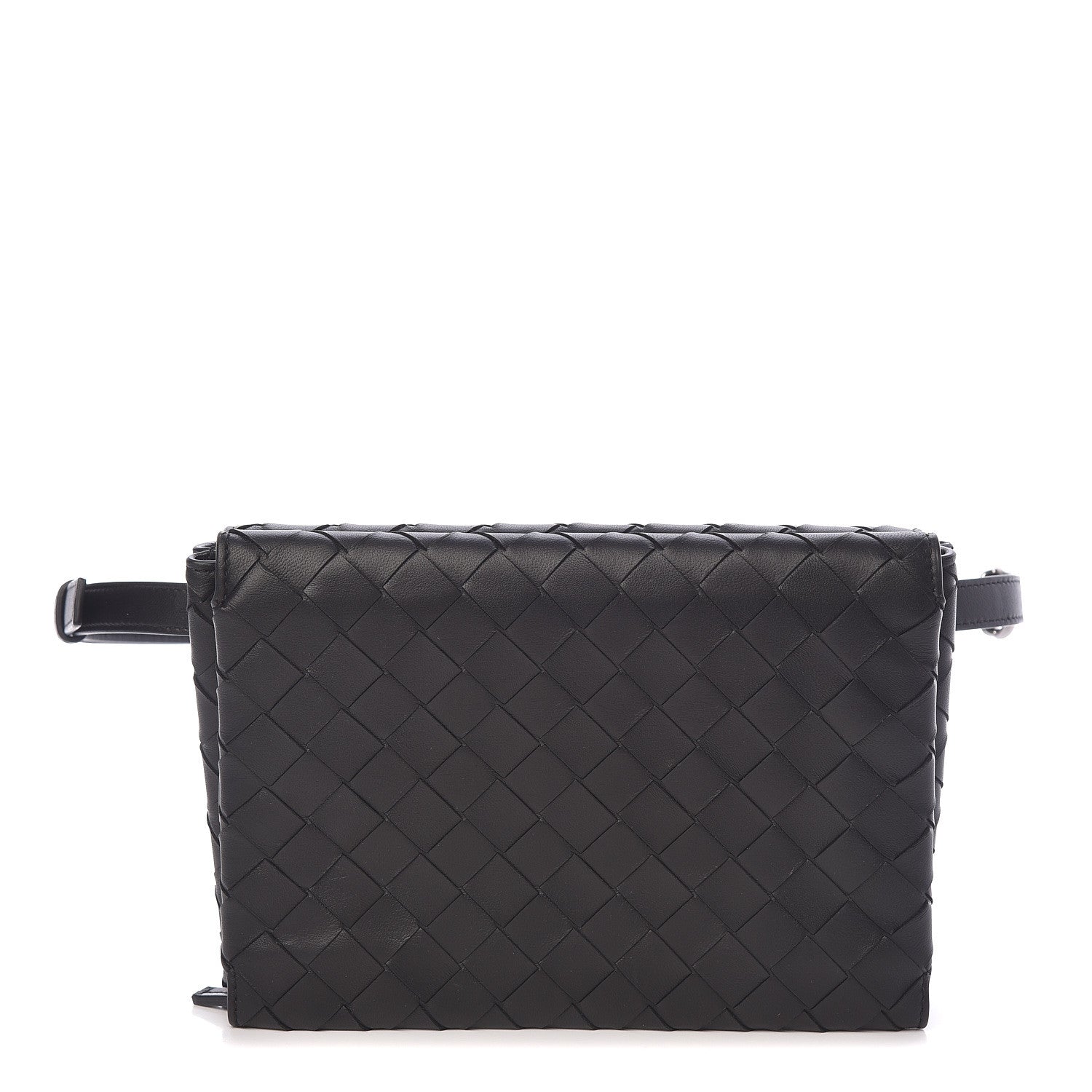 Bottega Veneta Nappa Intrecciato Belt Bag Black 1 of 9