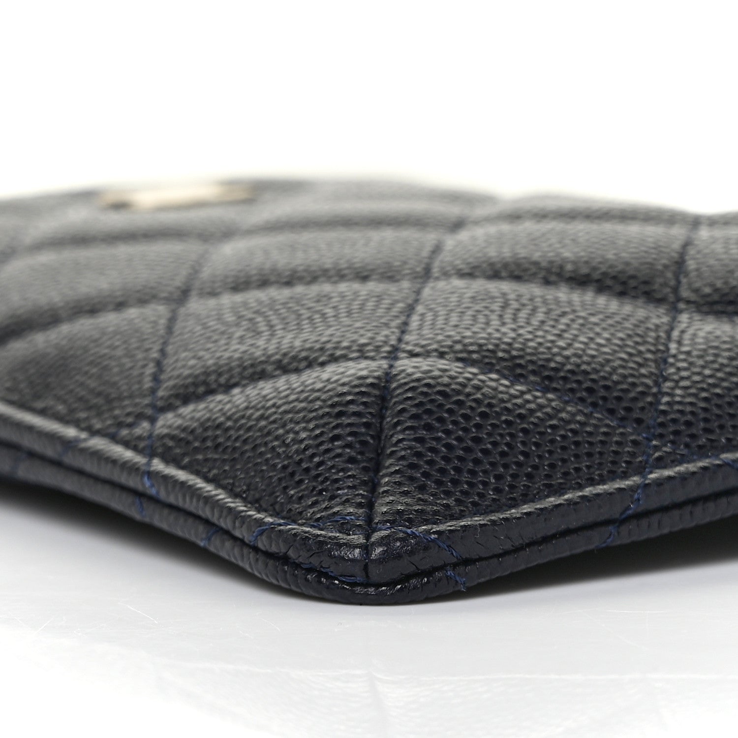 Chanel Caviar Quilted Classic iPhone Pouch Navy 8 of 10