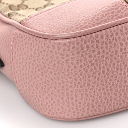 Gucci Monogram Mini Bree Messenger Bag Beige Soft Pink 8 of 9