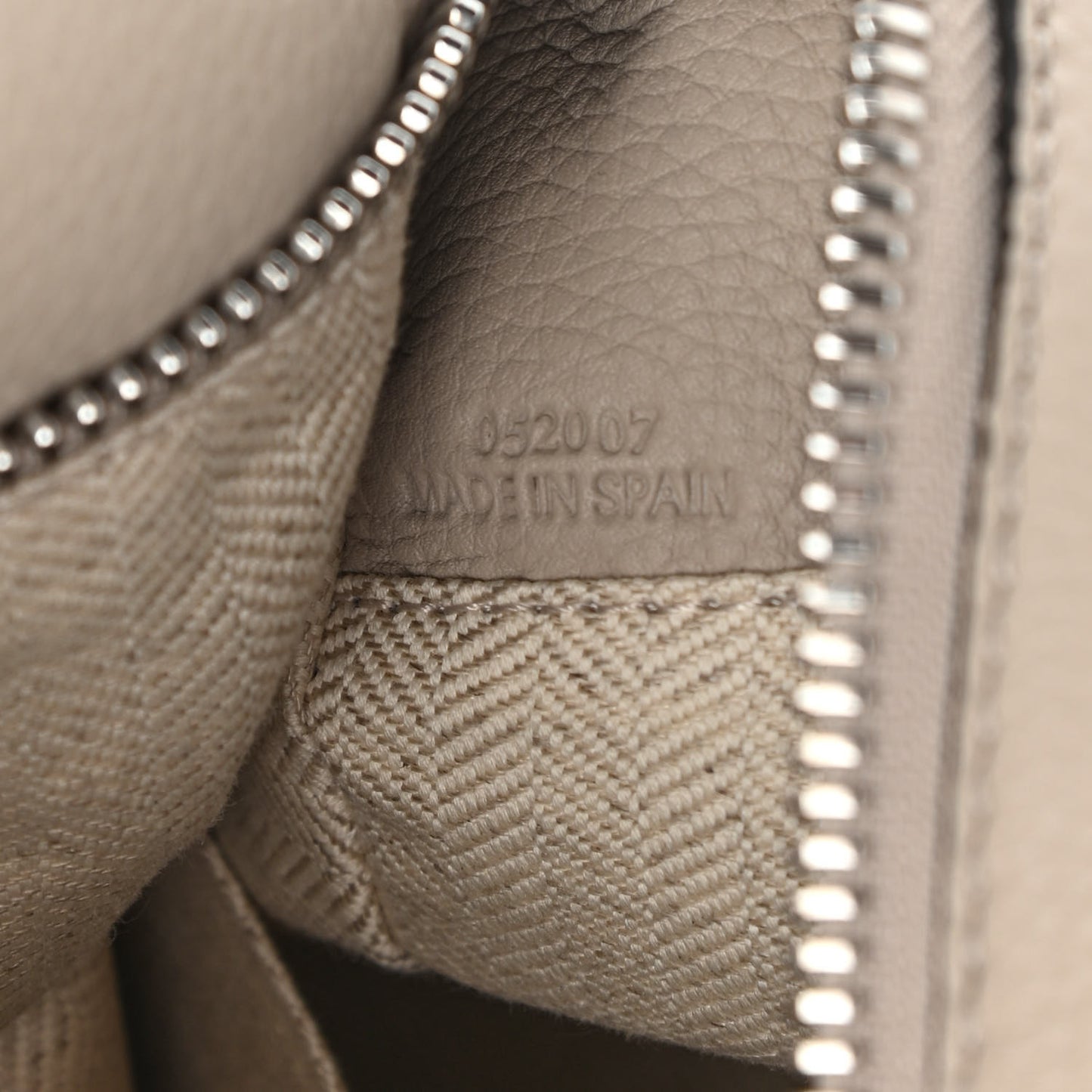 Calfskin Small Puzzle Bag Light Oat
