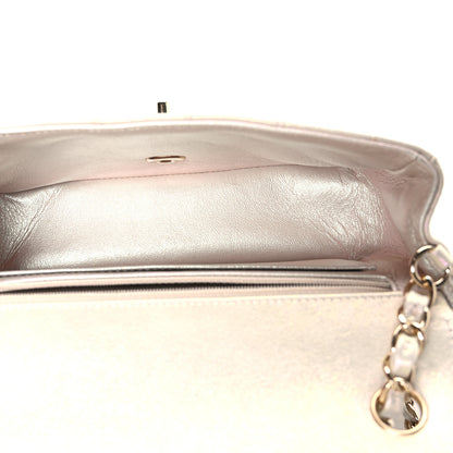 Chanel Iridescent Lambskin Quilted Mini Rectangular Flap Ivory 5 of 11