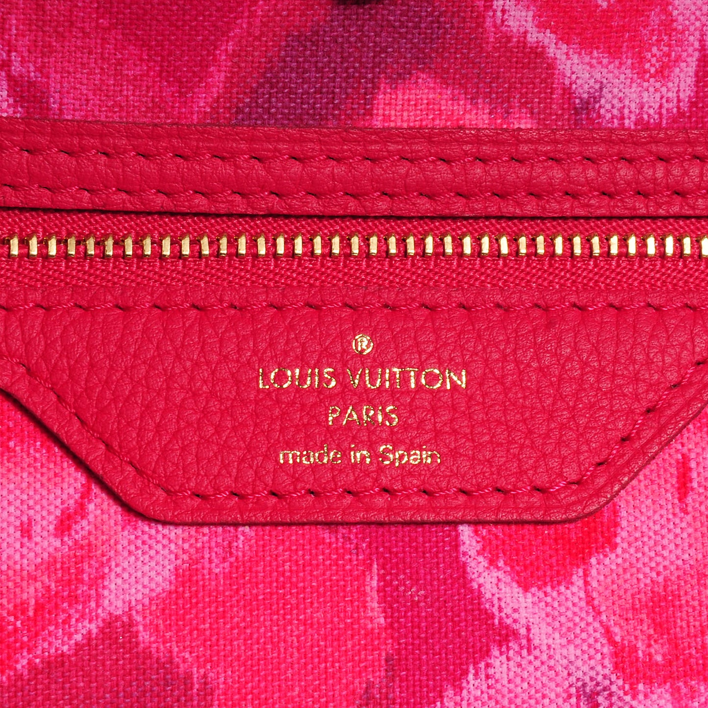 Monogram Articles de Voyage Ikat Neverfull MM Rose Indien