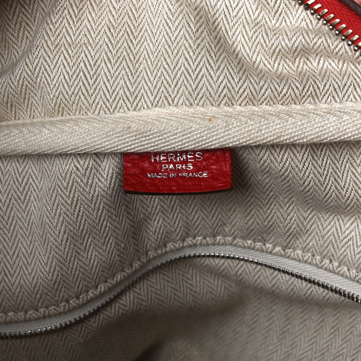 Hermes Taurillon Clemence Victoria II 35 Rouge Garance 6 of 13
