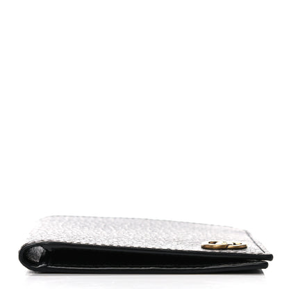 Gucci Calfskin Boar Effect GG Marmont Bi-Fold Wallet Black 8 of 10