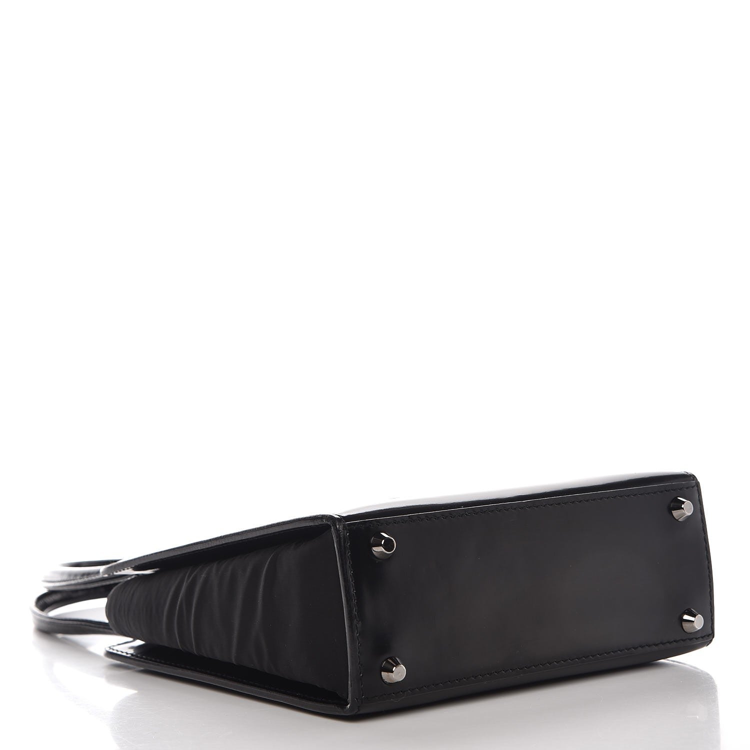 Christian Dior Patent Top Handle Bag Black 4 of 8