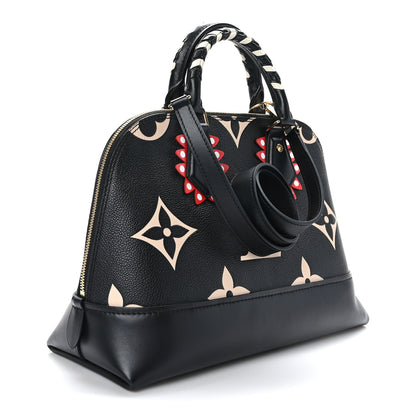 Louis Vuitton Empreinte Monogram Giant Crafty Alma PM Black Creme 3 of 8