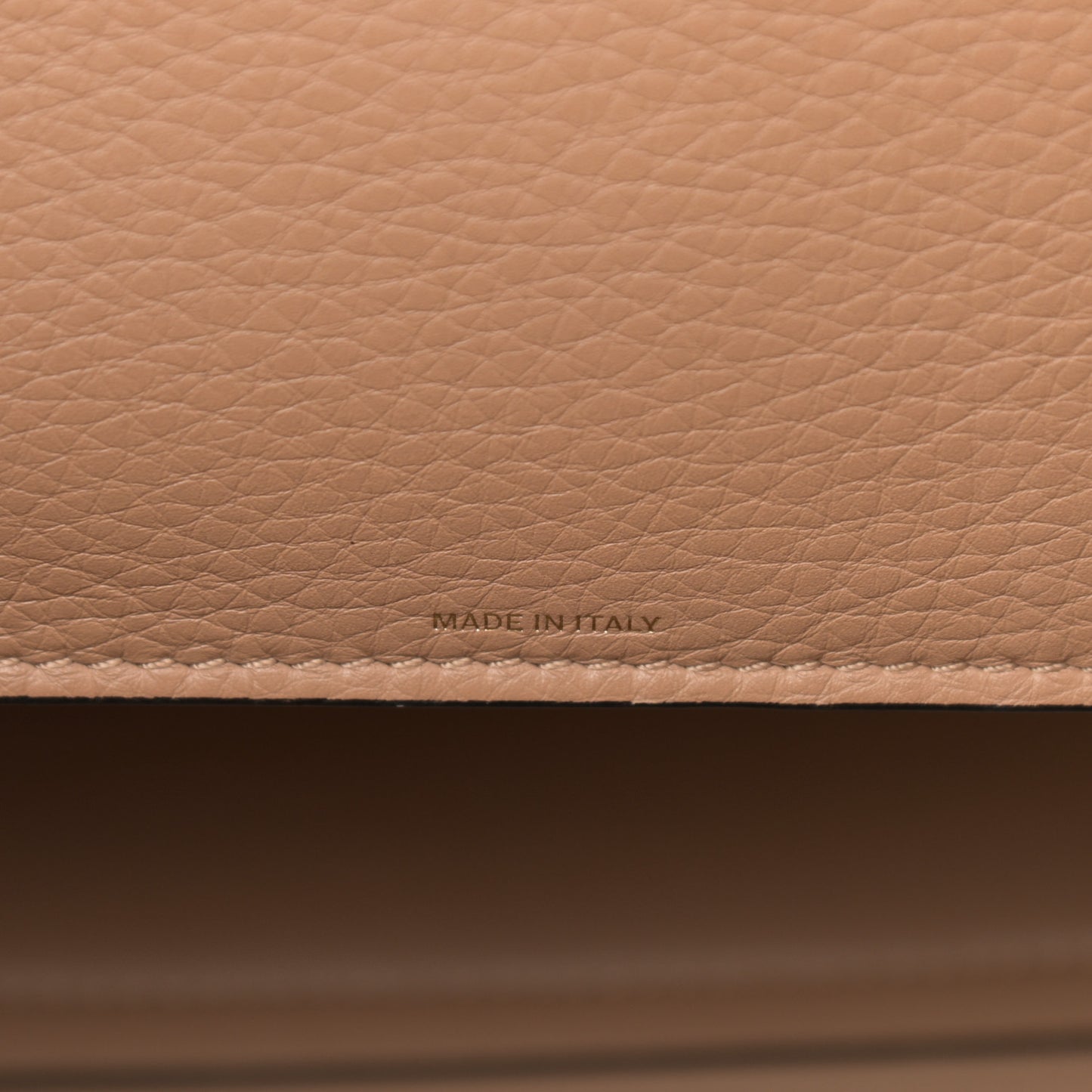 Soft Grain Calfskin Small Belt Bag Camel Red
