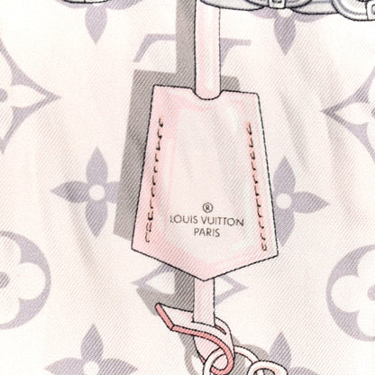 Louis Vuitton Silk Monogram Confidential Bandeau Light Pink 2 of 3