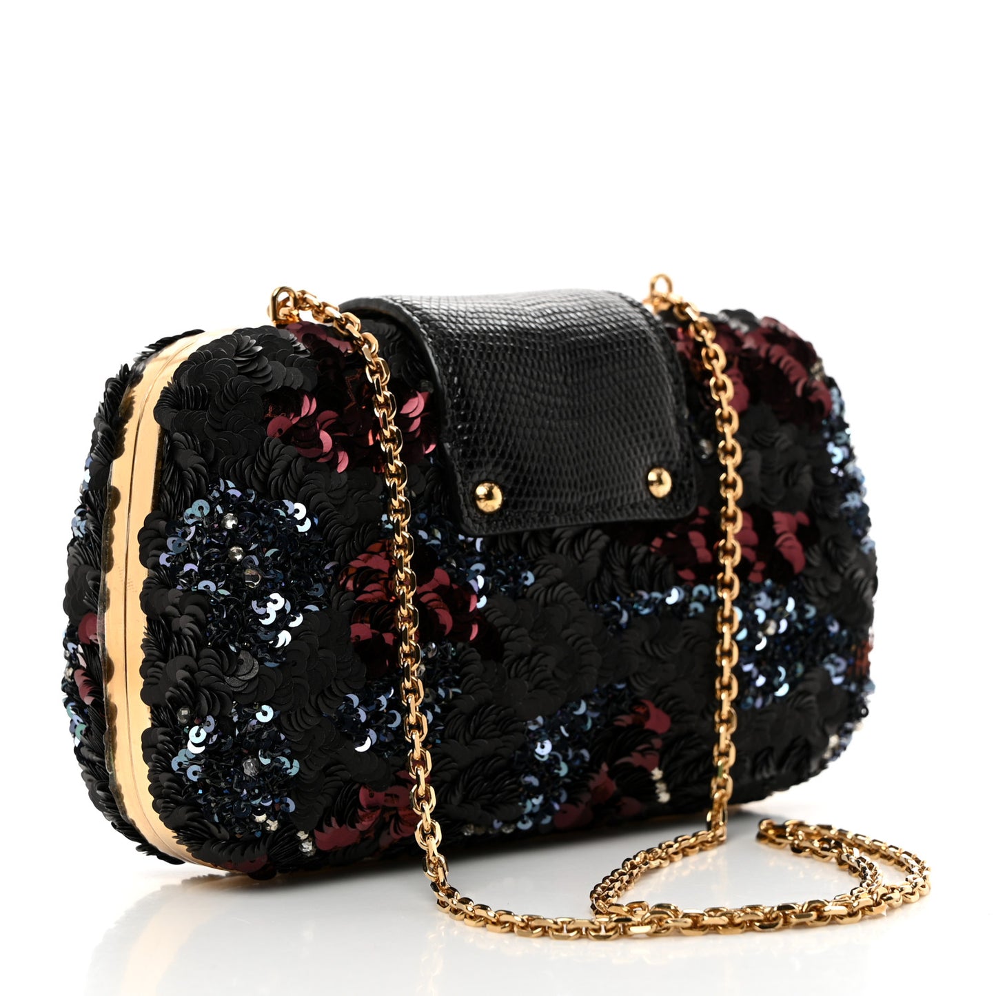 Sequin Petit Tresor Miniaudiere Clutch
