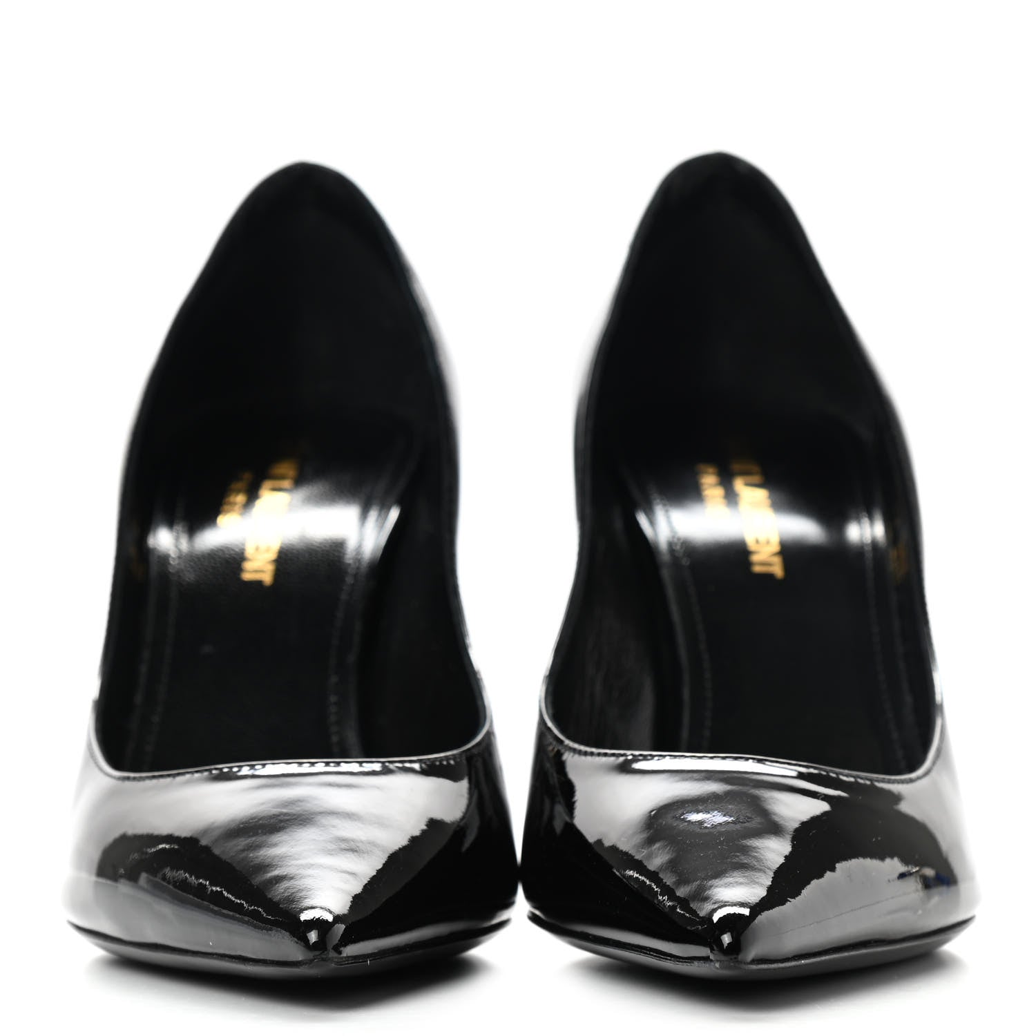 Saint Laurent Patent Calfskin Zoe 85 Pumps 36.5 Black 2 of 11