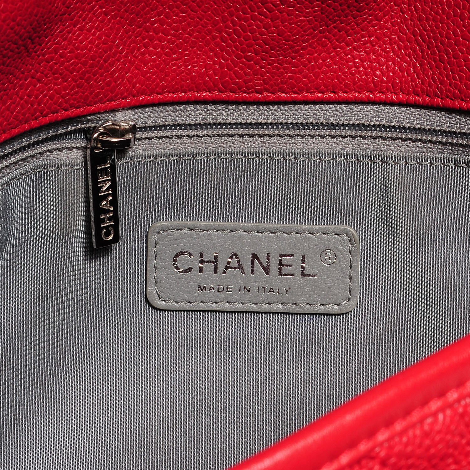 Chanel Caviar French Riviera Flap Red 7 of 7