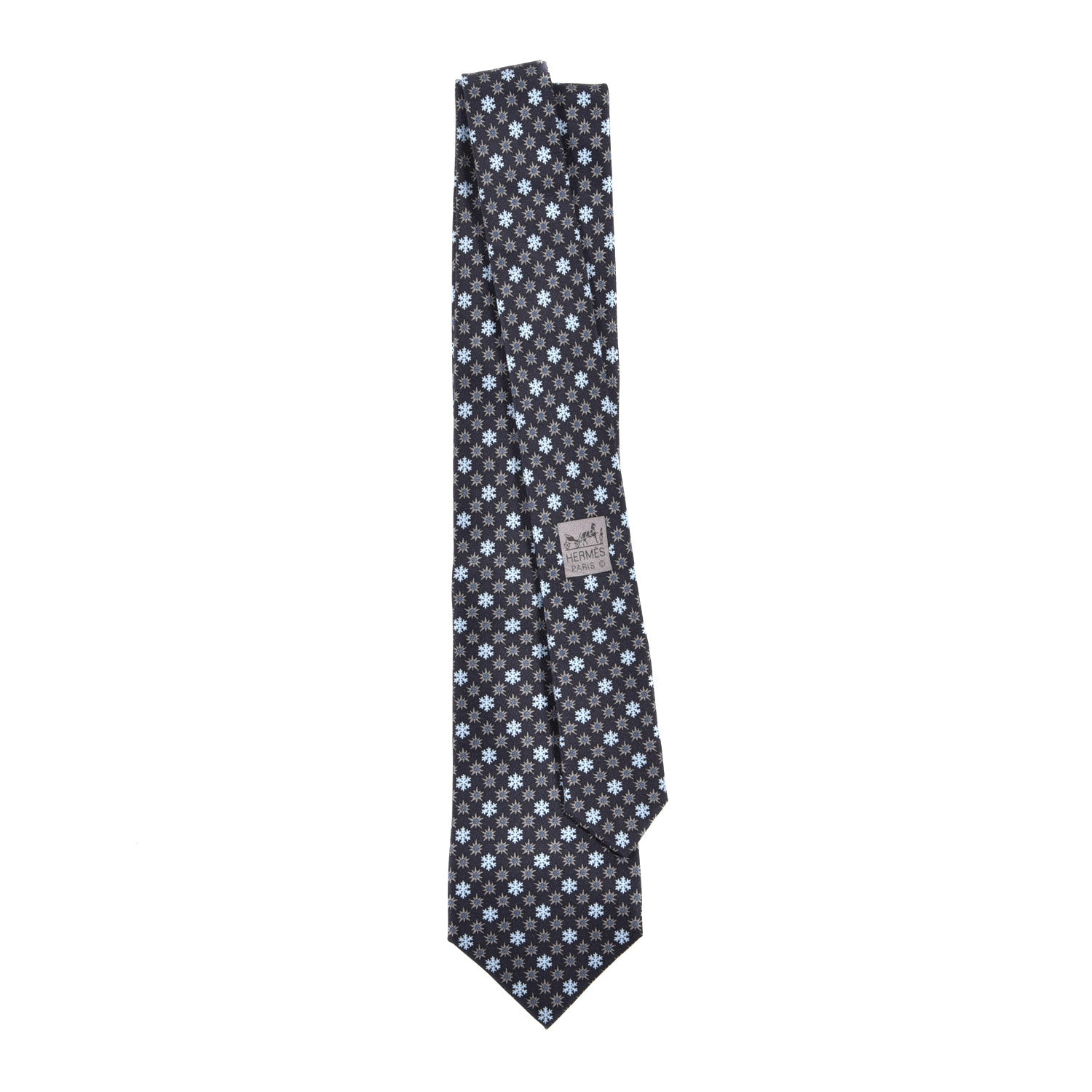 Hermes Silk Printed Mens Neck Tie 1 of 6