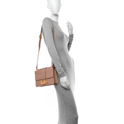 Christian Dior Smooth Calfskin 30 Montaigne Flap Bag Pale Pink 2 of 11