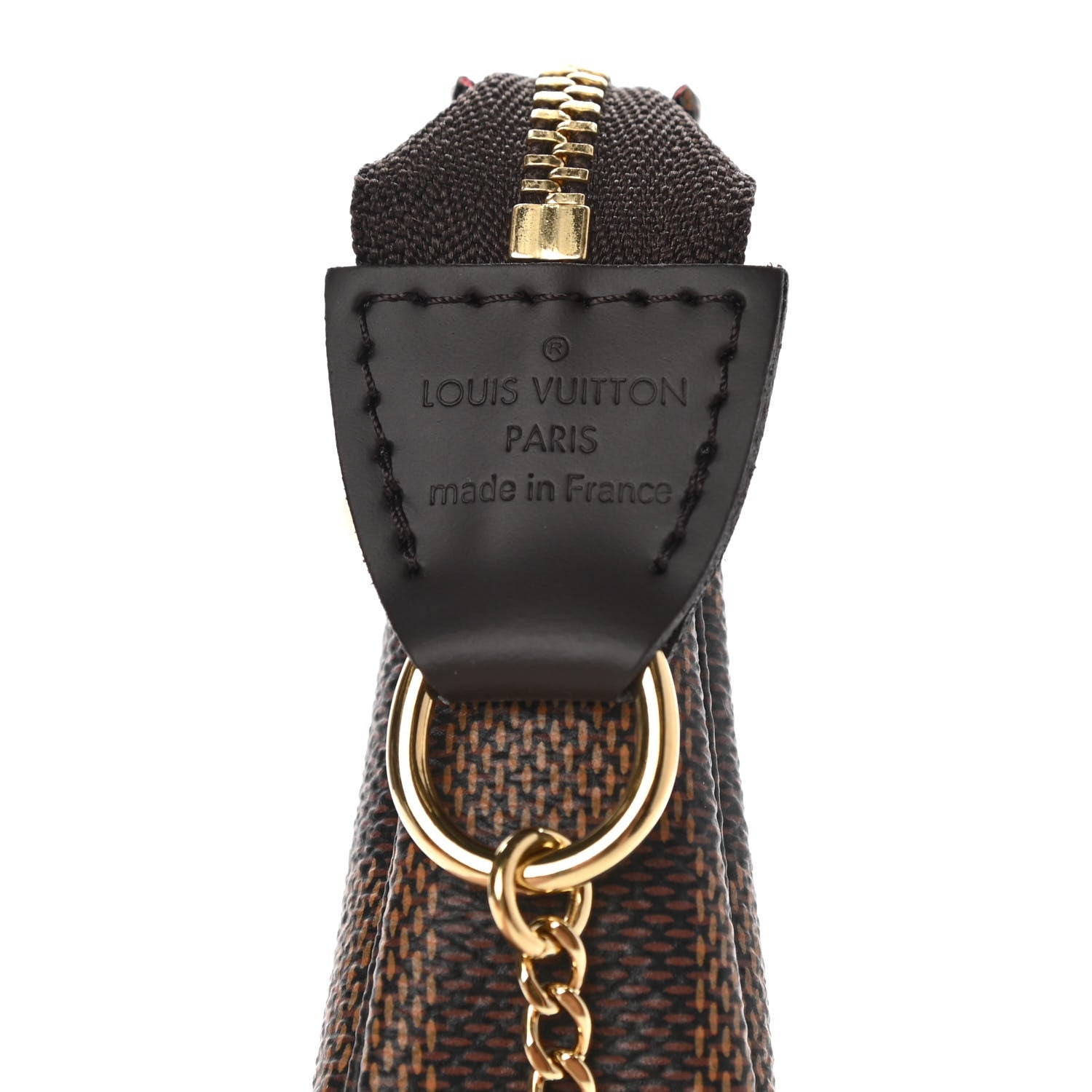 Louis Vuitton Damier Ebene Mini Pochette Accessories 7 of 8