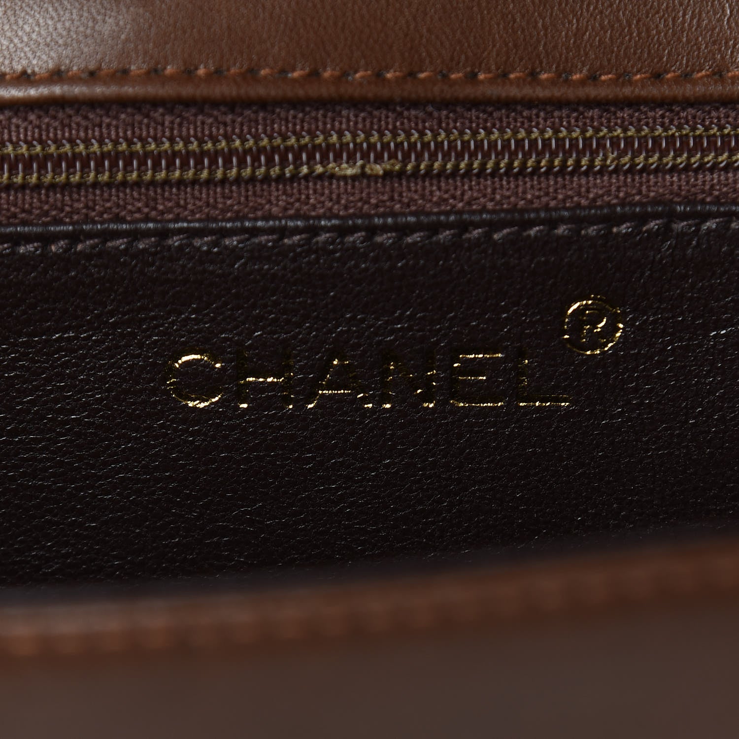 Chanel Lambskin Quilted Timeless CC Small Single Flap Brown 6 of 13