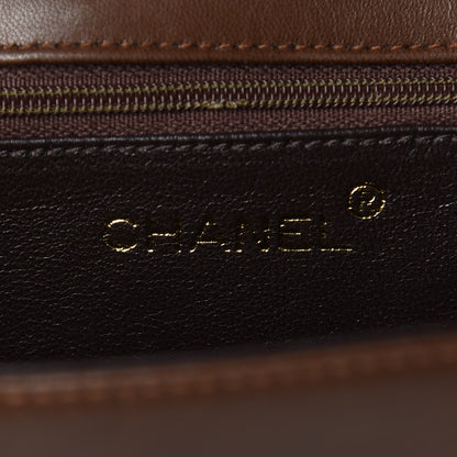 Chanel Lambskin Quilted Timeless CC Small Single Flap Brown 6 of 13