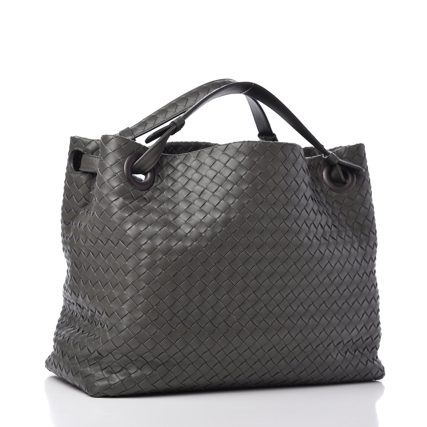 Nappa Intrecciato Bella Tote Grey