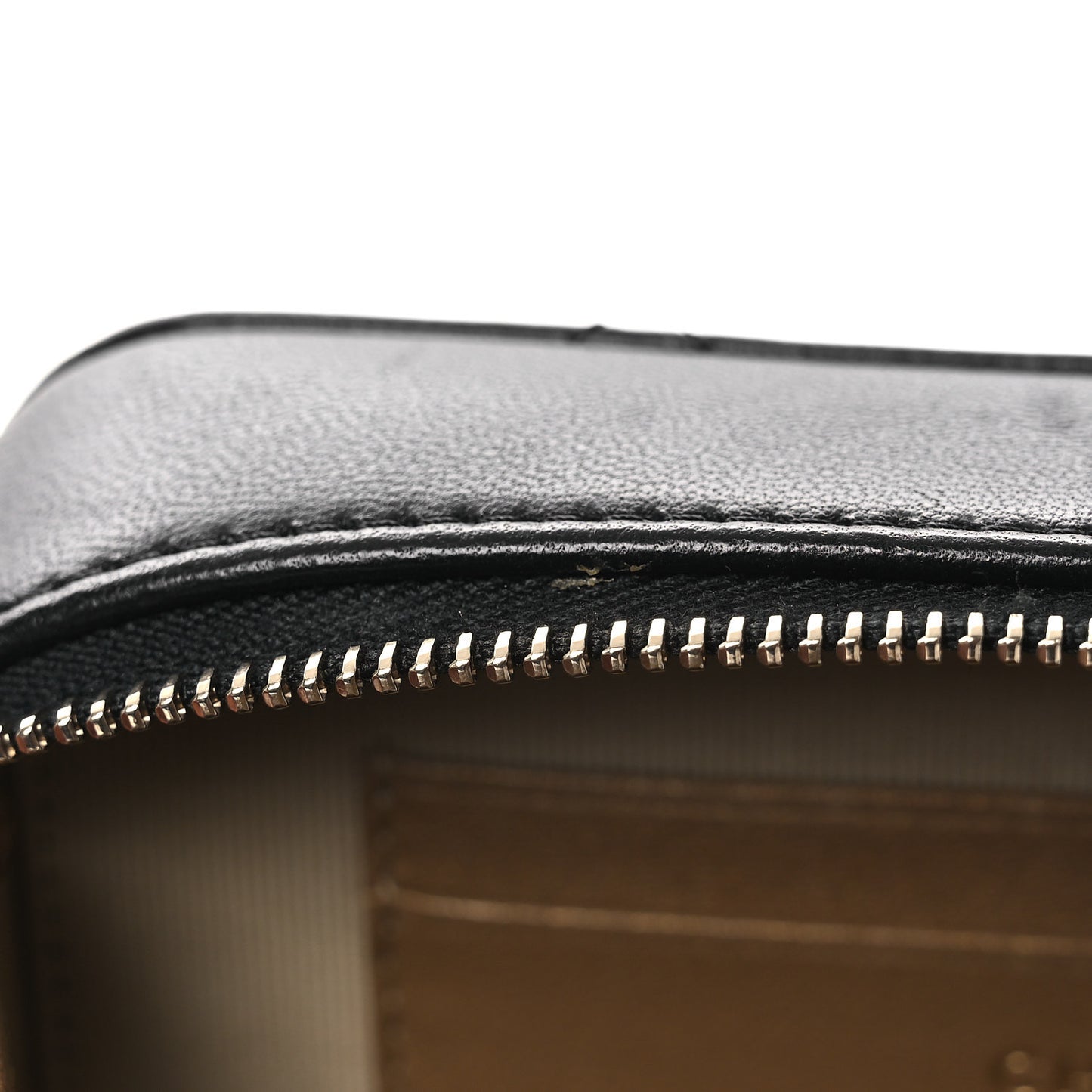 Lambskin Quilted CC Pearl Crush Camera Case Black