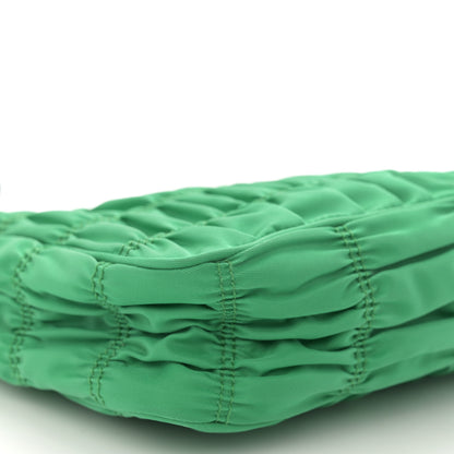 Prada Tessuto Nylon Gaufre Shoulder Bag Menta 10 of 11