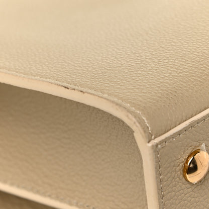 Burberry Grainy Calfskin Title Bag Light Beige 13 of 16