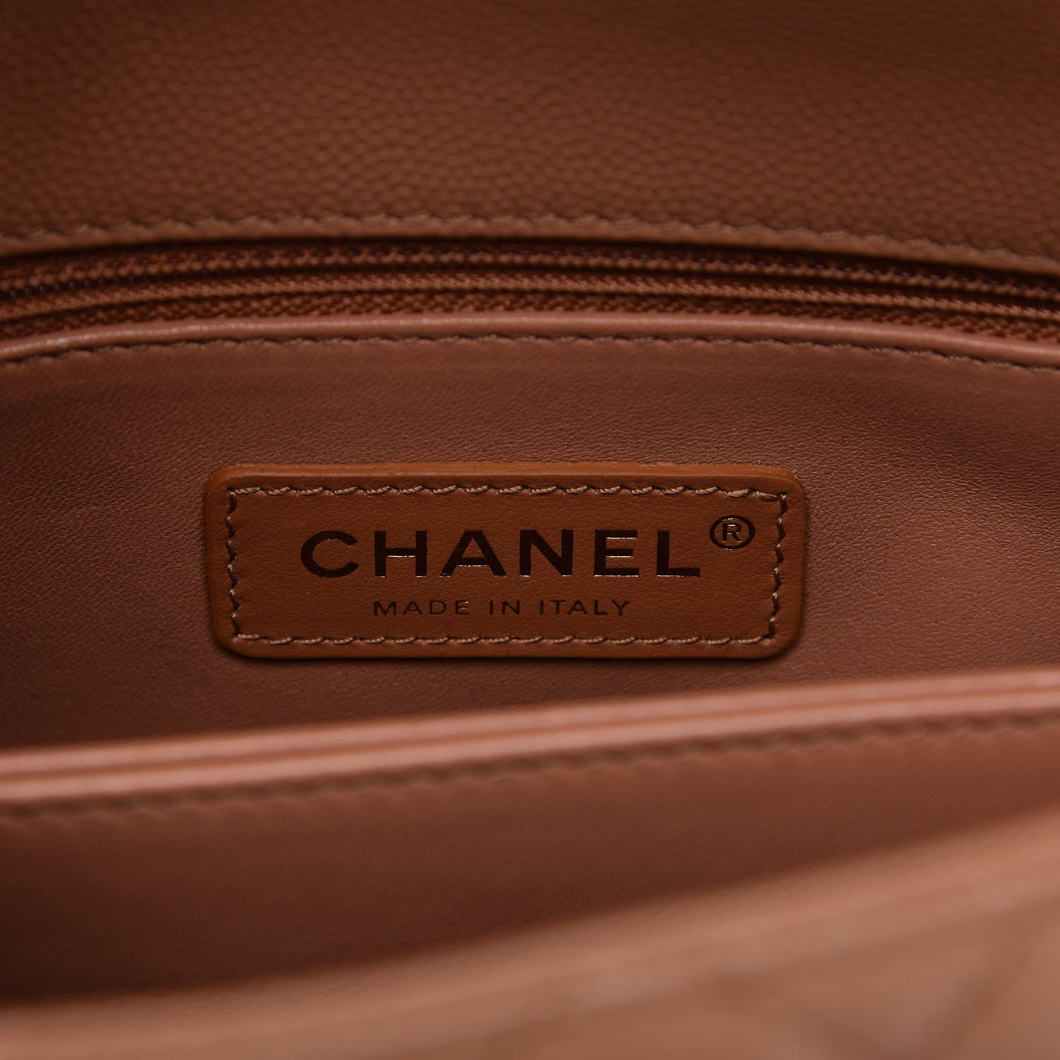 Chanel Caviar Quilted Mini Coco Handle Flap Brown 8 of 10