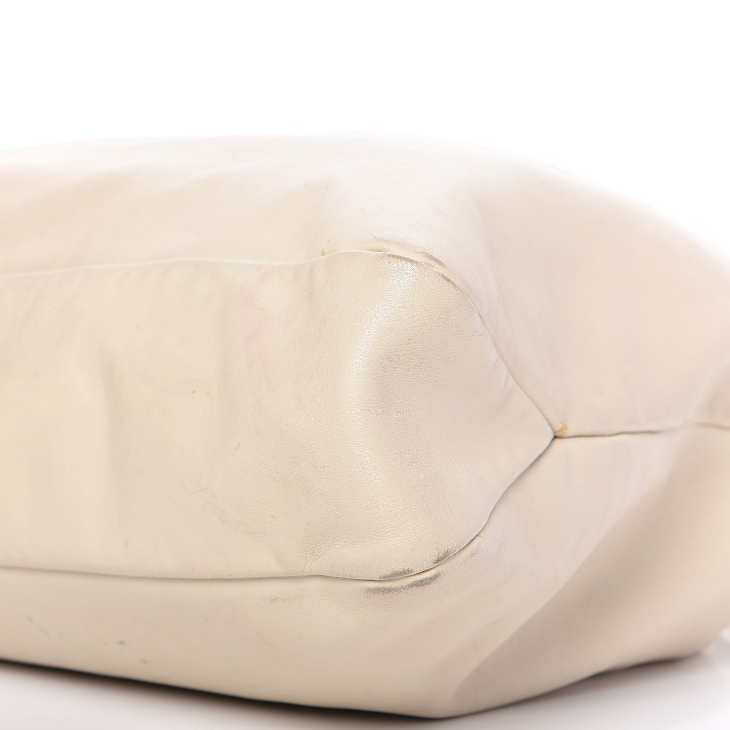 Calfskin Large Horsebit Chain Hobo Ivory