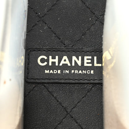 Chanel Lambskin PVC Medium Coco Sand Flap Black 6 of 10