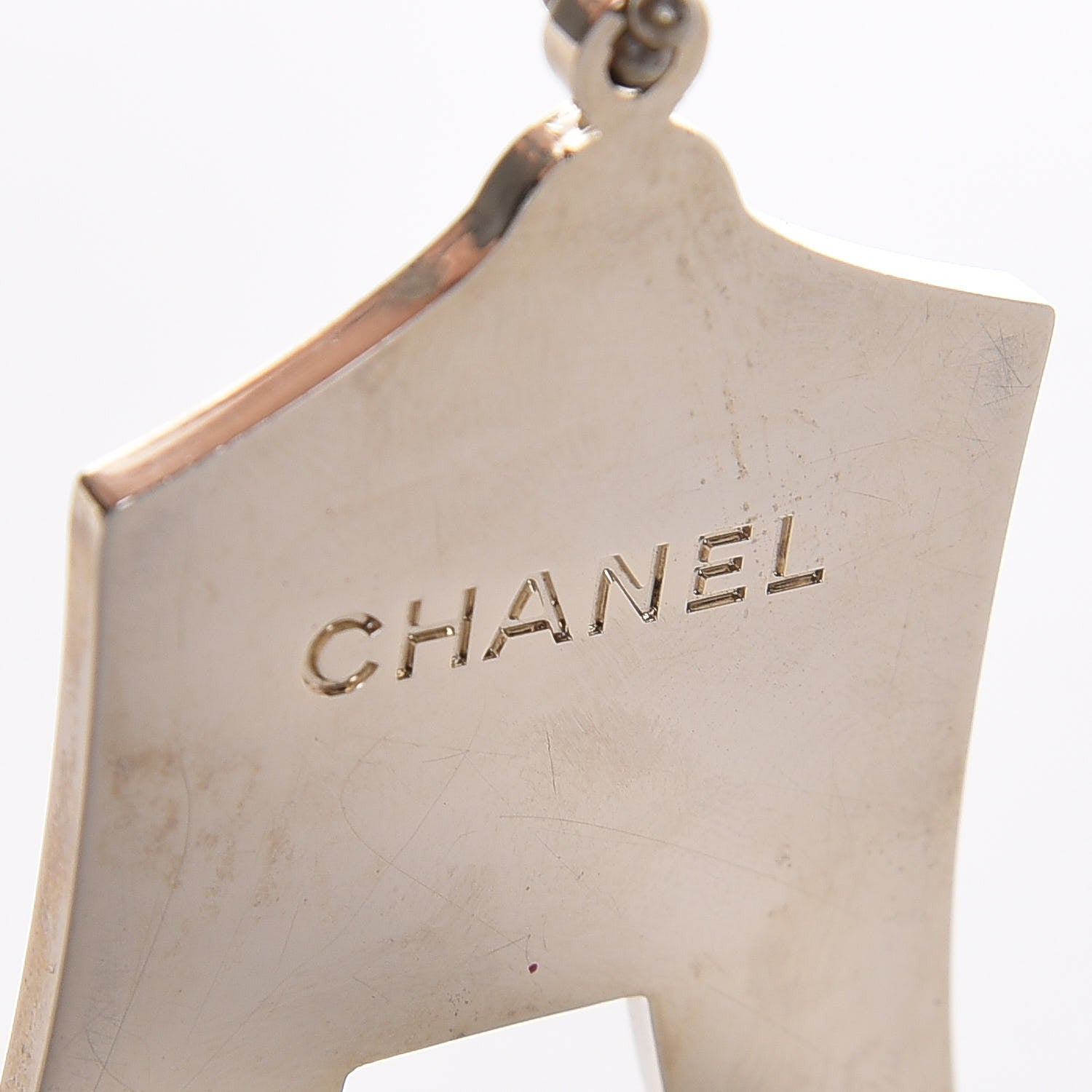 Chanel Enamel Circus Tent Bag Charm Pink Blue Silver 3 of 3
