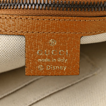 Gucci X DISNEY Mini Vintage GG Supreme Monogram Mickey Mouse Small Dome Backpack Beige Vintage Sun Oil 6 of 10