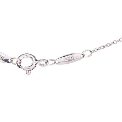 Tiffany Sterling Silver Diamond .15ctw Elsa Peretti Diamonds by the Yard Five Station Necklace 6 of 8