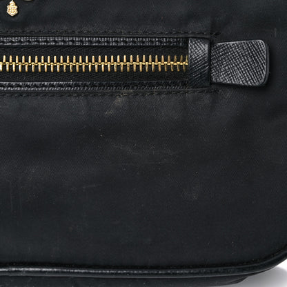 Prada Tessuto Nylon Saffiano Small Crossbody Bag Black 19 of 25