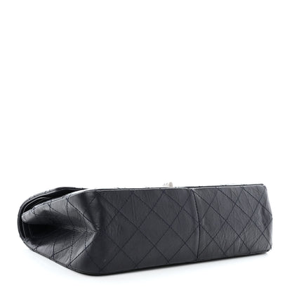 Chanel Aged Calfskin Quilted 2.55 Reissue 227 Flap Navy Blue 4 of 12