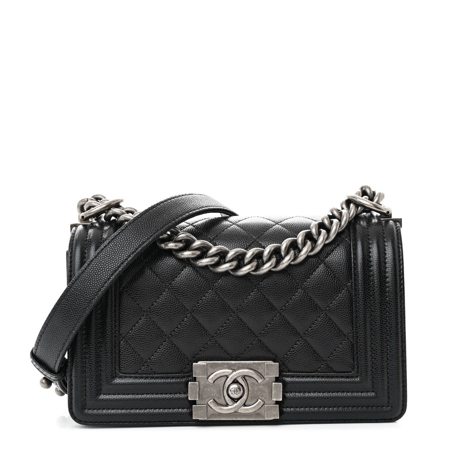 Chanel Caviar Quilted Small Boy Flap Black 1 of 10