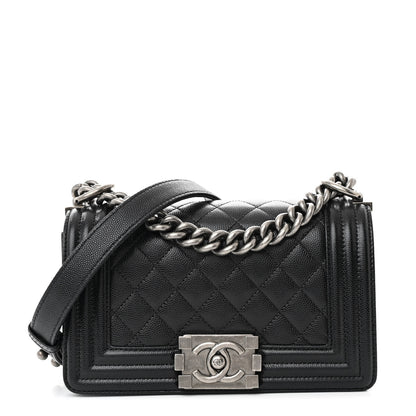 Chanel Caviar Quilted Small Boy Flap Black 1 of 10