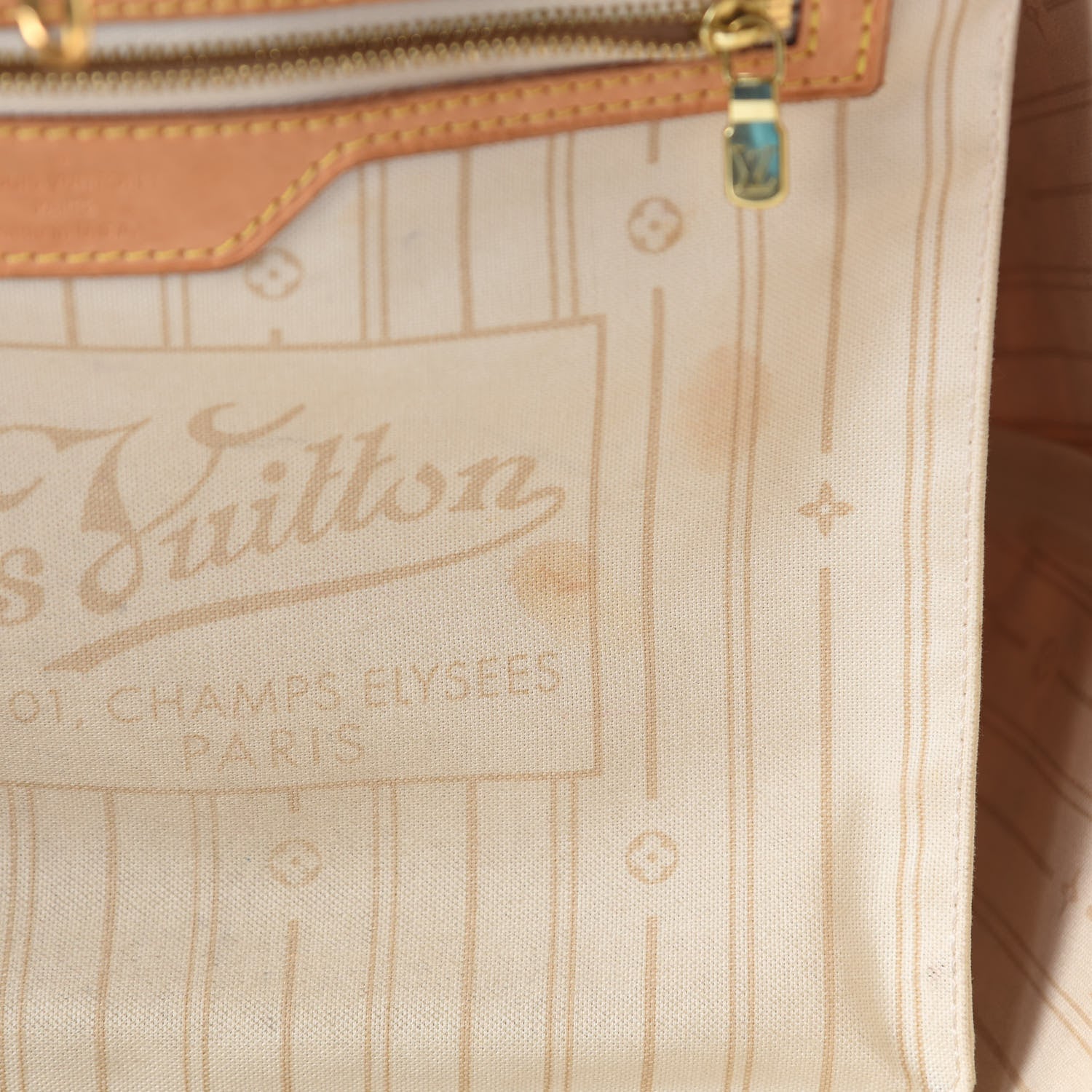 Louis Vuitton Damier Azur Neverfull MM 10 of 12