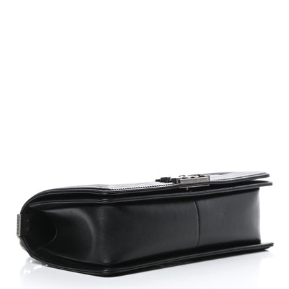 Chanel Lambskin Quilted Medium Boy Flap Black 4 of 17