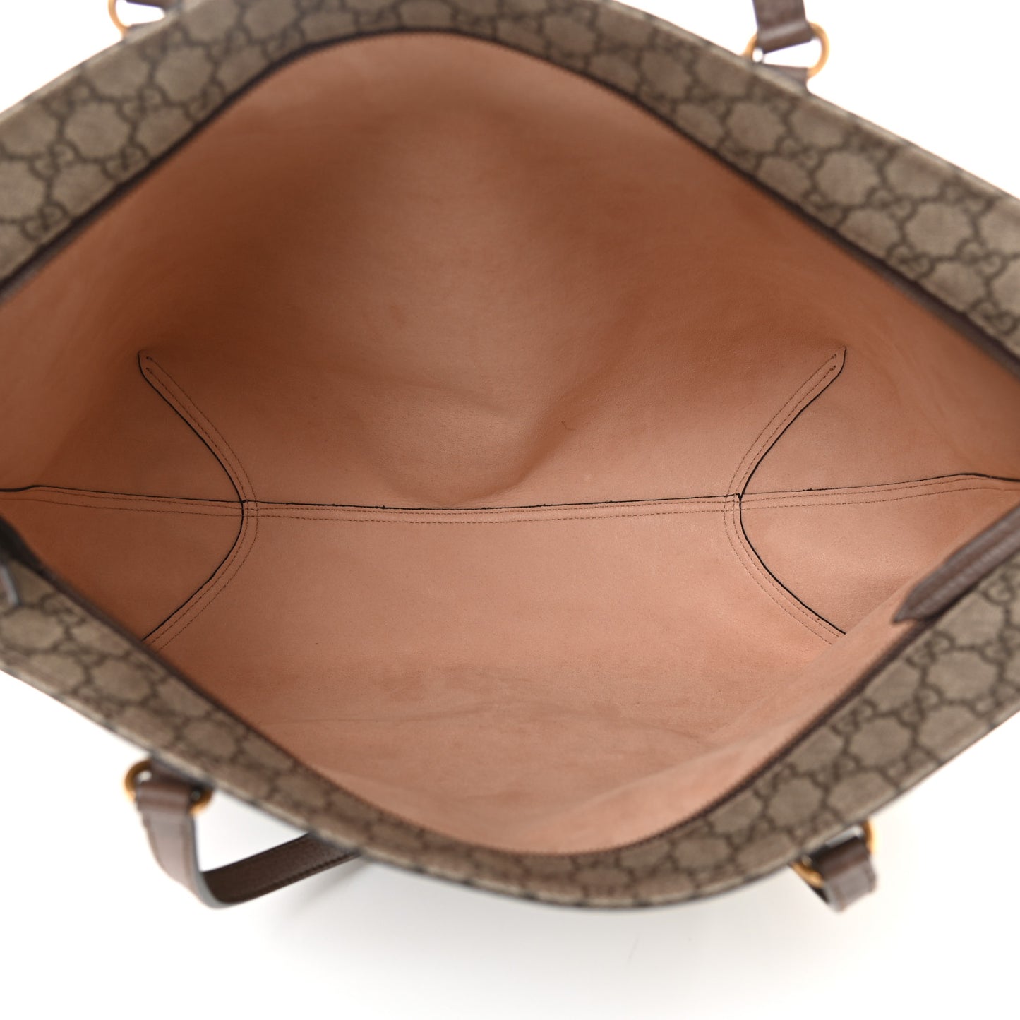 GG Supreme Monogram Medium Ophidia Shopping Tote Ebony
