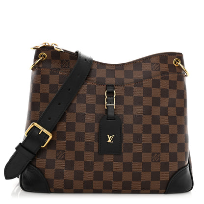 Louis Vuitton Damier Ebene Odeon MM Black 1 of 9