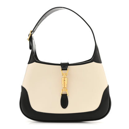 Gucci Boarded Dyana Lux Calfskin Bi-Color Small Jackie 1961 Hobo Mystic White Black 1 of 10