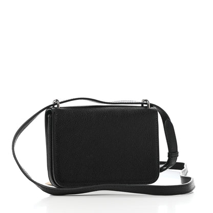 Burberry Goatskin Mini D-Ring Bag Black 3 of 10